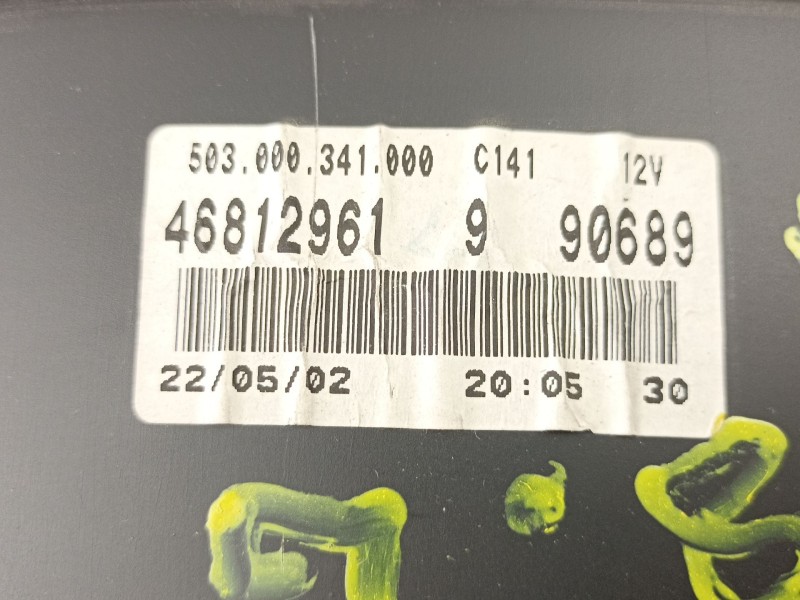 Recambio de cuadro instrumentos para fiat punto berlina (188) 1.2 16v cat referencia OEM IAM 46812961 503000341000 