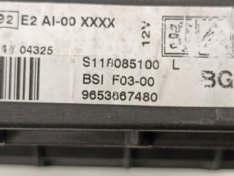 Recambio de bsi para citroën c2 1.4 hdi 3p referencia OEM IAM 9653667480 S118085100L 