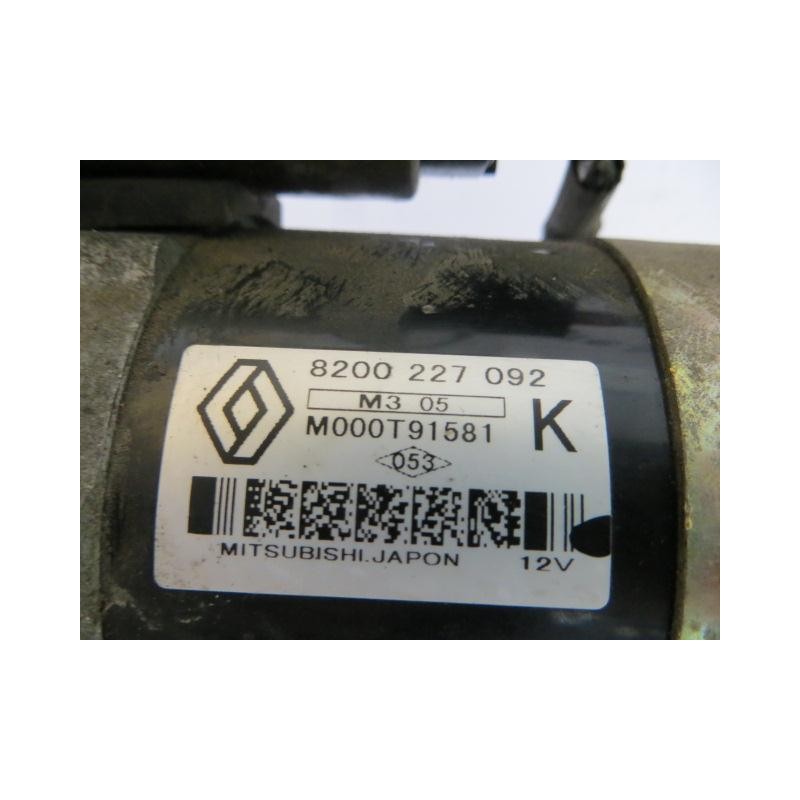 Recambio de motor arranque : renault clio : 1.5 dci -td d/k9k a7 (65,28cv) [2001] para renault clio 1.5 dci -td d/k9k a7 referen