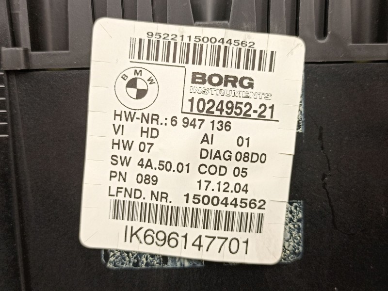Recambio de cuadro instrumentos para bmw 1 (e87) 118 d referencia OEM IAM 6947136  