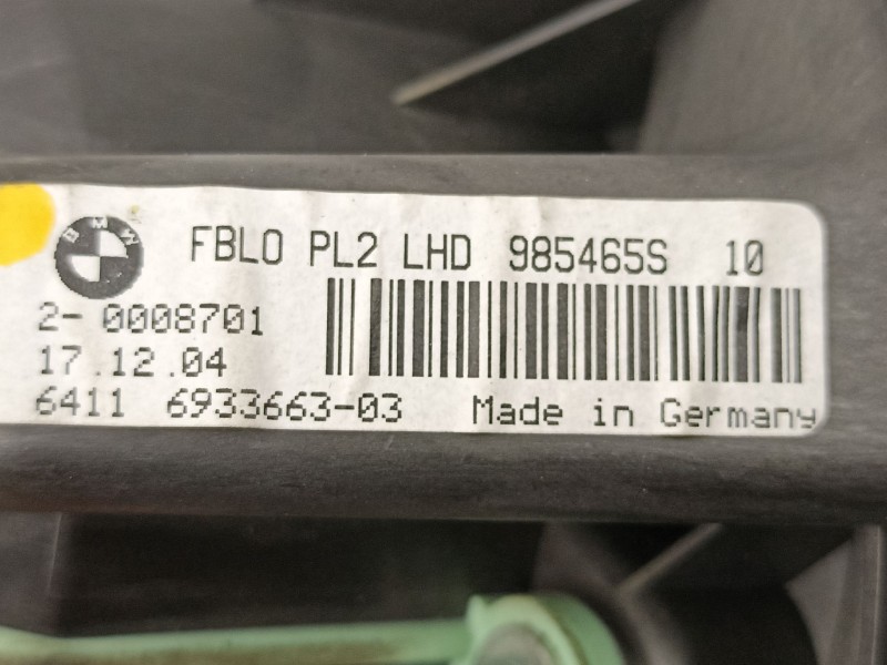 Recambio de motor calefaccion para bmw 1 (e87) 118 d referencia OEM IAM 64116933663 985465S 