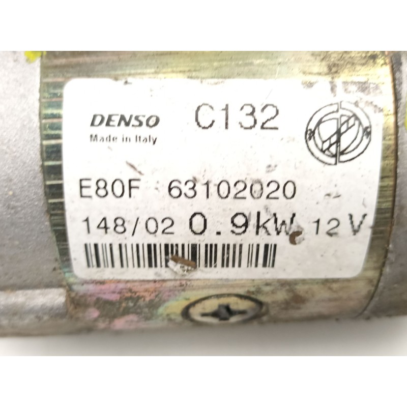Recambio de motor arranque para fiat punto berlina (188) 1.2 16v cat referencia OEM IAM 46763529 63102020 