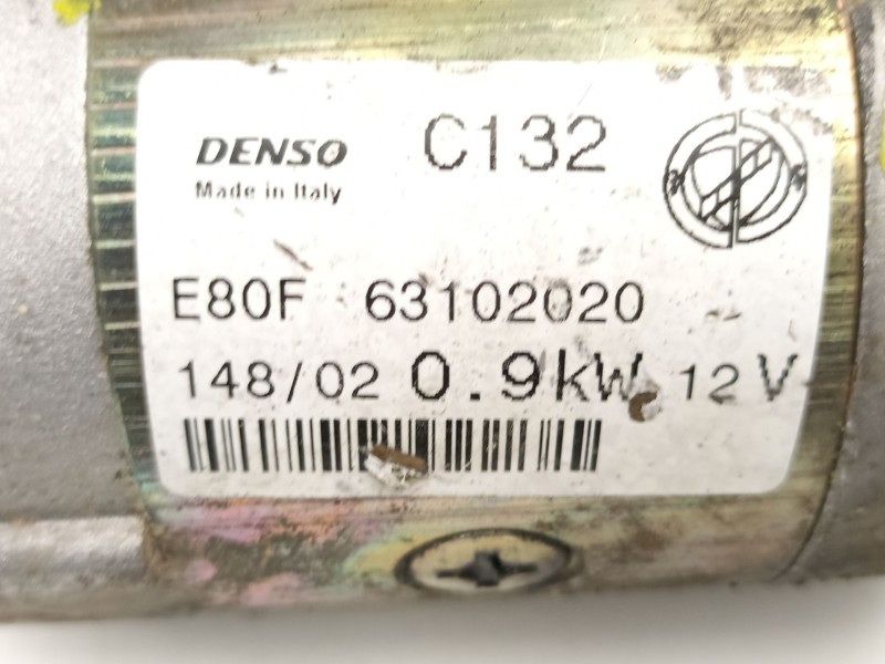 Recambio de motor arranque para fiat punto berlina (188) 1.2 16v cat referencia OEM IAM 46763529 63102020 