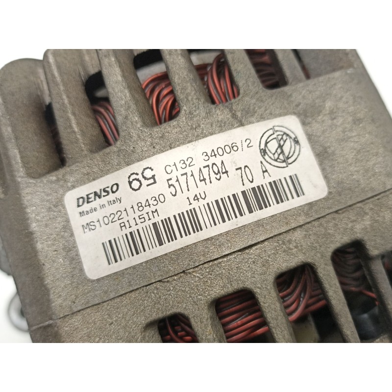 Recambio de alternador para fiat grande punto (199_) 1.4 (199axb11, 199axb1a, 199bxb1a, 199axl1a) referencia OEM IAM 51714794  