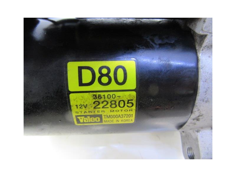 Recambio de motor arranque : kia cerato : 1.6 g (104,96cv) [2005] para kia cerato 1.6 g referencia OEM IAM 36100-22805VALEO  