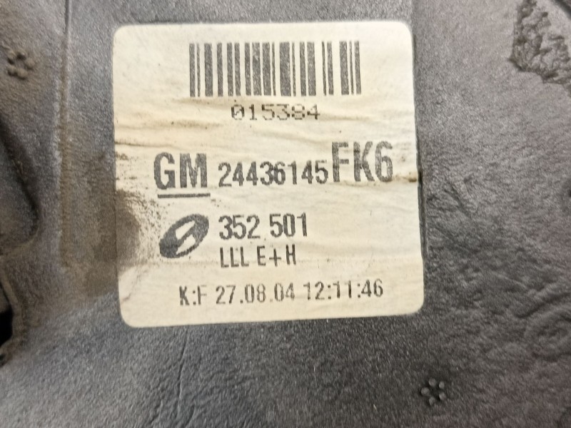 Recambio de retrovisor izquierdo para opel vectra c (z02) 2.0 16v turbo (f69) referencia OEM IAM 24436145  