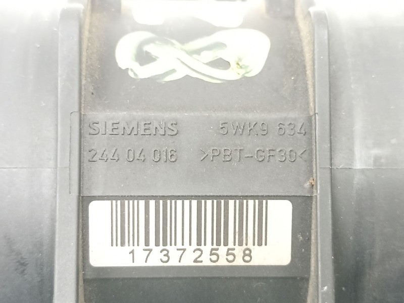 Recambio de caudalimetro para opel vectra c (z02) 2.0 16v turbo (f69) referencia OEM IAM 24404016 5WK9634 