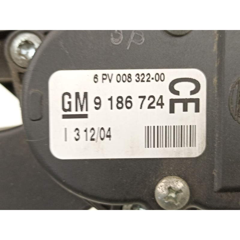 Recambio de potenciometro aceleracion para opel vectra c (z02) 2.0 16v turbo (f69) referencia OEM IAM 9186724 6PV00832200 
