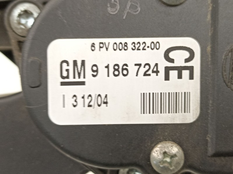 Recambio de potenciometro aceleracion para opel vectra c (z02) 2.0 16v turbo (f69) referencia OEM IAM 9186724 6PV00832200 