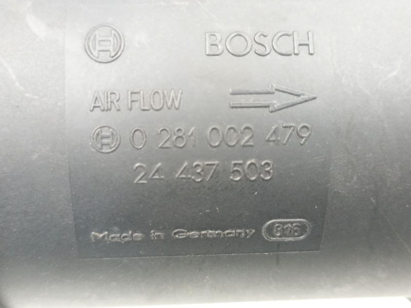 Recambio de caudalimetro para opel vectra 2.2 tdci referencia OEM IAM 24437503 0281002479 