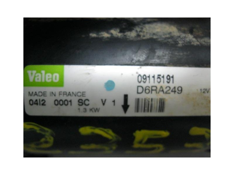 Recambio de motor arranque : opel tigra : 1.4 g 16v (x14xe) 3p [1995] para opel tigra 1.4 g 16v (x14xe) referencia OEM IAM 09115