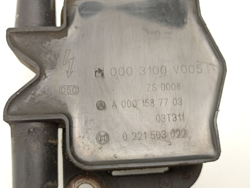 Recambio de bobina para smart coupe 0.7 turbo cat referencia OEM IAM A0001587703 0221503022 0003100V005