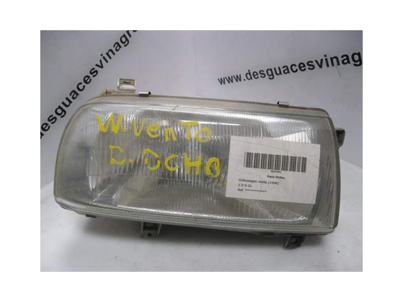 Recambio de faro derecho para volkswagen vento 1.9 d gl referencia OEM IAM   