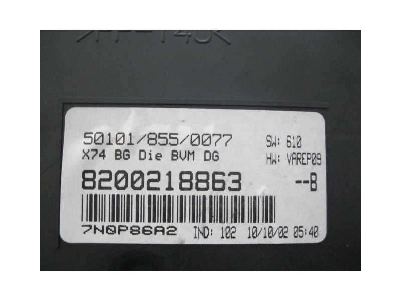 Recambio de cuadro instrumentos : renault laguna : 1.9 td dci /f9q c750 (119,68cv) [2002] para renault laguna 1.9 td dci /f9q c7