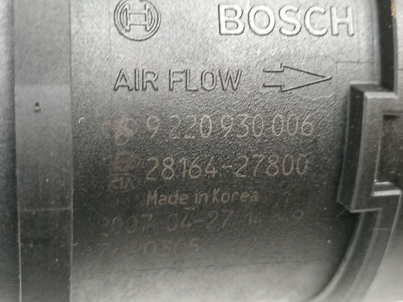 Recambio de caudalimetro para hyundai sonata v (nf) 2.0 crdi referencia OEM IAM 2816427800 9220930006 