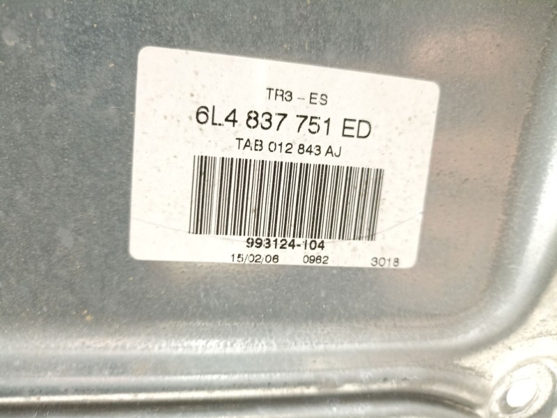 Recambio de elevalunas delantero izquierdo para seat cordoba 1.9 tdi referencia OEM IAM 6L4837751  