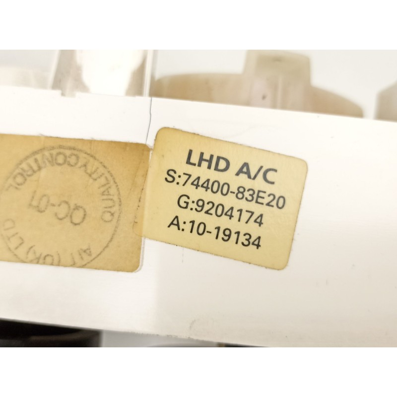 Recambio de mandos calefaccion aire para opel agila (a) (h00) 1.2 16v (f68) referencia OEM IAM 9204174  7440083E20