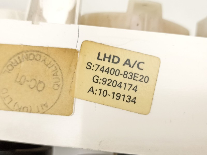 Recambio de mandos calefaccion aire para opel agila (a) (h00) 1.2 16v (f68) referencia OEM IAM 9204174  7440083E20