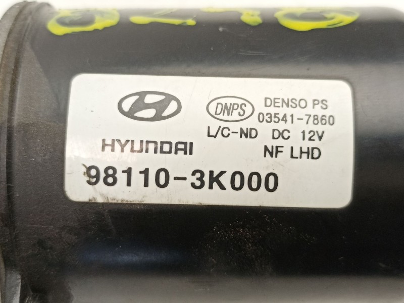 Recambio de motor limpia delantero para hyundai sonata v (nf) 2.0 crdi referencia OEM IAM 981103K000 035417860 