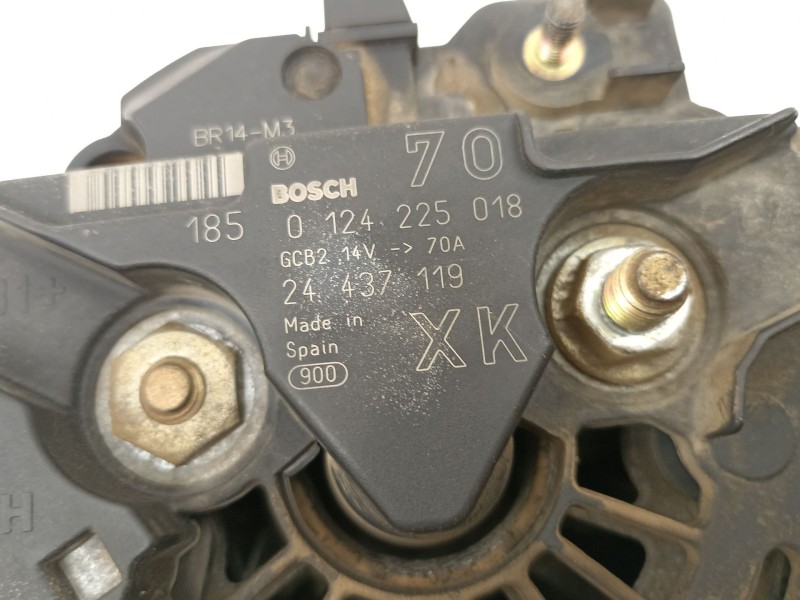 Recambio de alternador para opel agila (a) (h00) 1.2 16v (f68) referencia OEM IAM 24437119 0124225018 