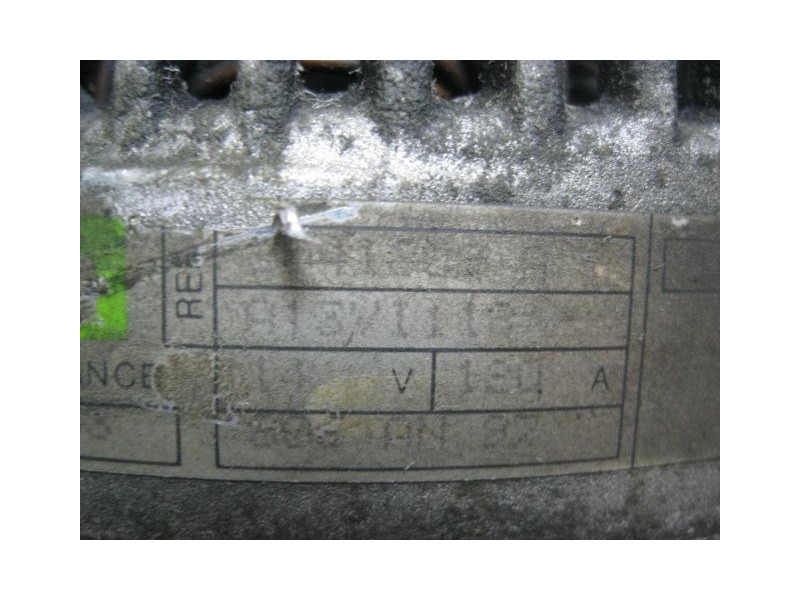 Recambio de alternador : renault safrane : 2.4 g -n7u (164,56cv) 4p [1997] para renault safrane 2.4 g -n7u referencia OEM IAM A1