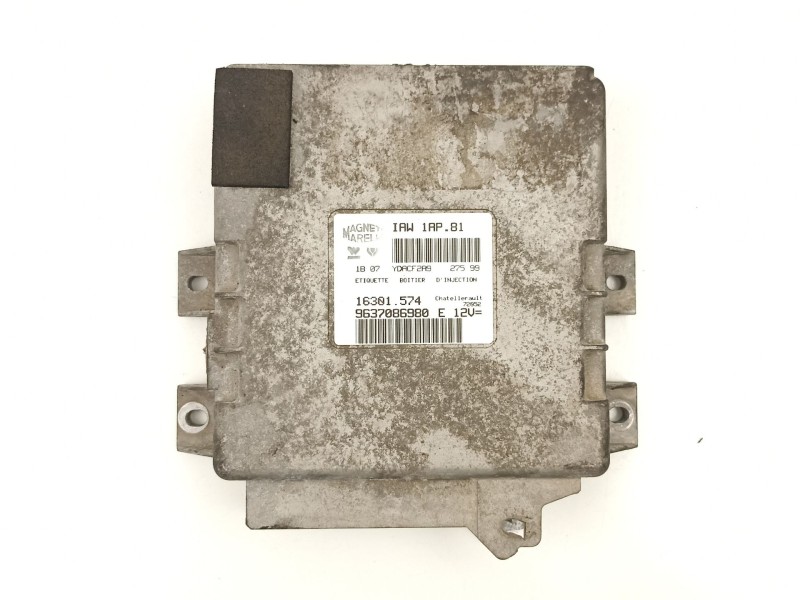 Recambio de centralita para peugeot 206 1.4 g referencia OEM IAM 9637086980 16301574 