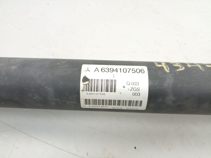 Recambio de transmision central para mercedes-benz vito 2.1 td /646982 referencia OEM IAM A6394107506  