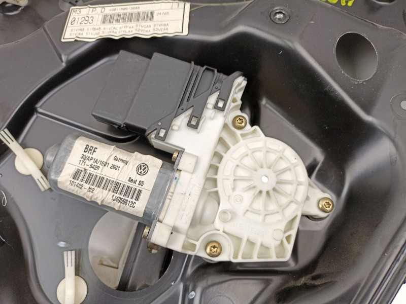 Recambio de elevalunas trasero derecho para seat leon (1m1) 1.9 tdi referencia OEM IAM 1J4959812C  