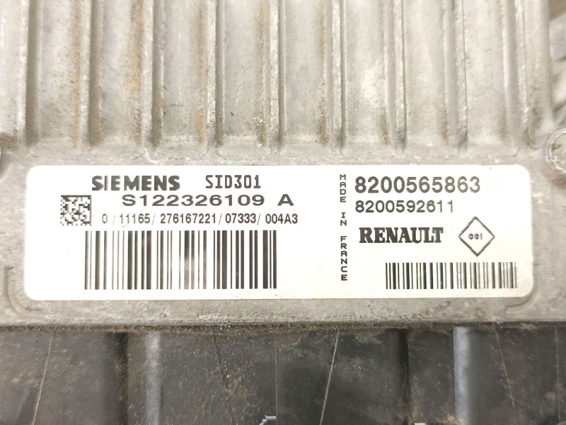 Recambio de centralita para nissan tiida hatchback (c11) 1.5 dci referencia OEM IAM 8200565863 S122326109A 8200592611