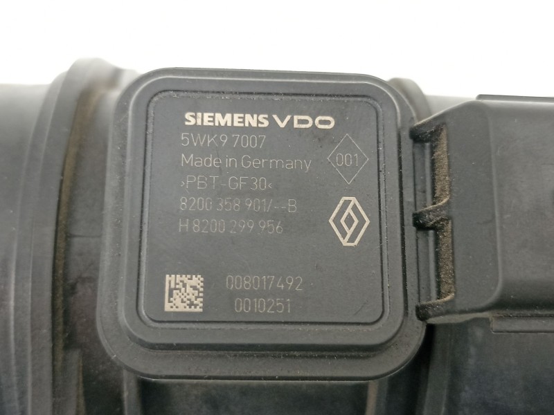 Recambio de caudalimetro para nissan tiida hatchback (c11) 1.5 dci referencia OEM IAM 2268000QAA 8200299956 8200358901