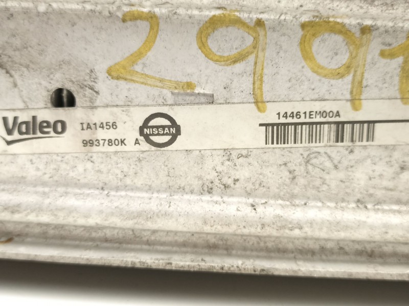 Recambio de radiador intercooler para nissan tiida hatchback (c11) 1.5 dci referencia OEM IAM 14461EM00A IA1456 993780K