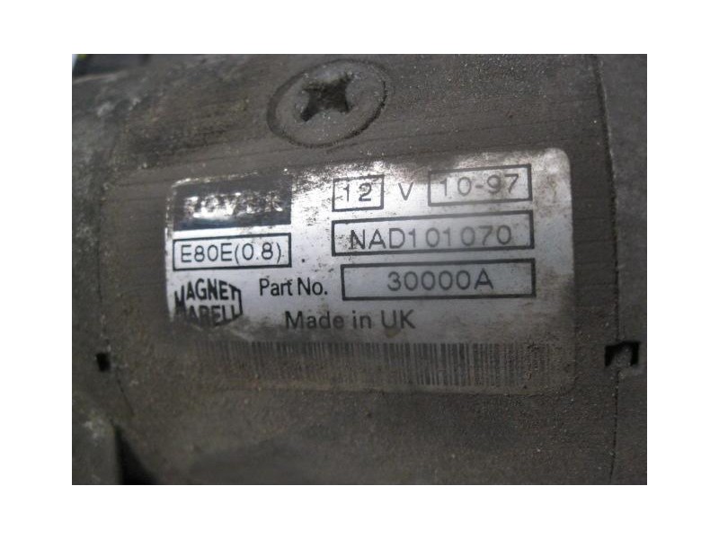 Recambio de motor arranque : rover 214 : 1.4--g-14k4f (103,36cv) [1997] para rover  214 1.4--g-14k4f   referencia OEM IAM NAD101