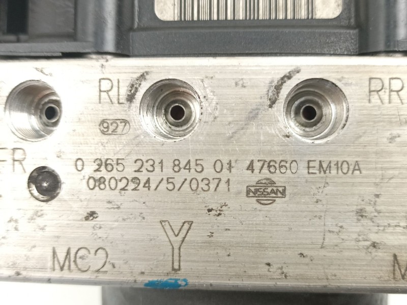 Recambio de abs para nissan tiida hatchback (c11) 1.5 dci referencia OEM IAM 47660EM10A 0265231845 
