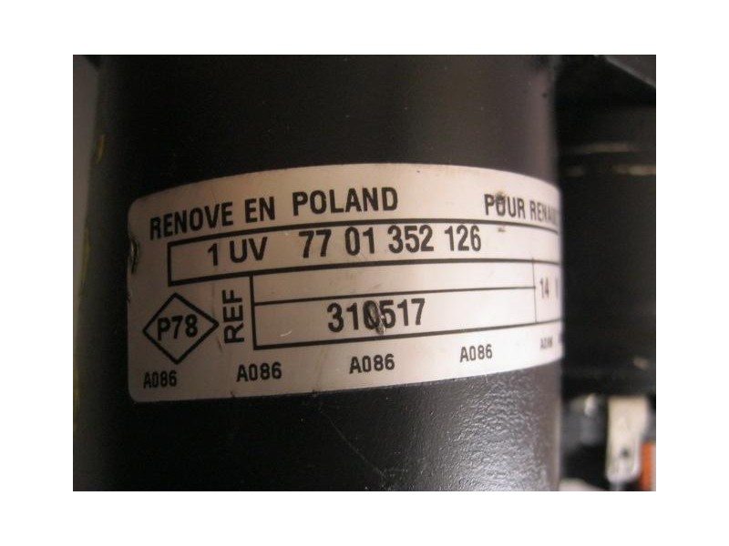 Recambio de motor arranque : renault safrane : 2.2 g -j7t (107,44cv) 5p [1993] para renault safrane 2.2 g -j7t    referencia OEM