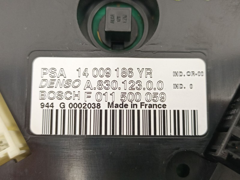 Recambio de mandos calefaccion aire para fiat ulysse (179_) 2.0 d multijet referencia OEM IAM 14009186YR A83012300 