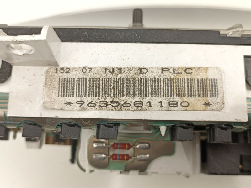 Recambio de cuadro instrumentos para citroën berlingo 1.9 diesel referencia OEM IAM 9635681180  