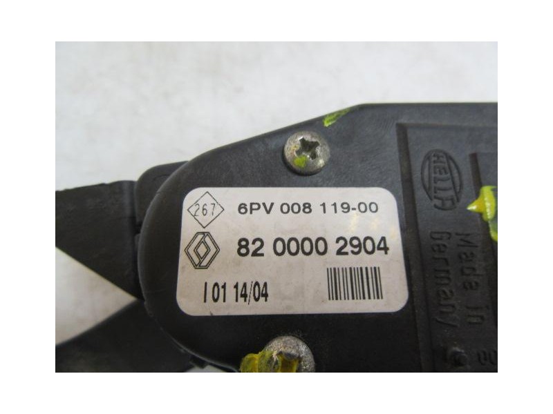 Recambio de potenciómetro aceleración : renault laguna : 1.9 dci /f9q n7 (100,61cv) [2004] para renault laguna 1.9 dci /f9q n7 r