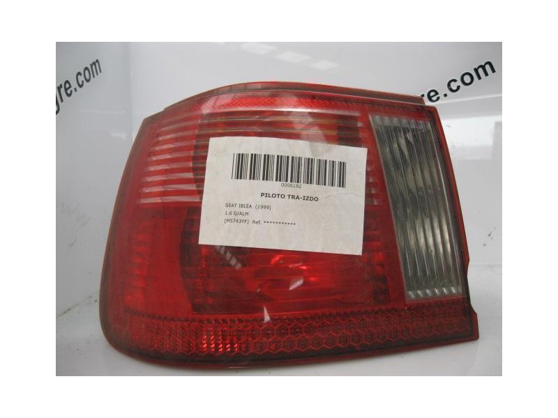 Recambio de piloto trasero izq. : seat ibiza : 1.6 g/alm (74,8cv) [1999] para seat ibiza 1.6 g/alm referencia OEM IAM   