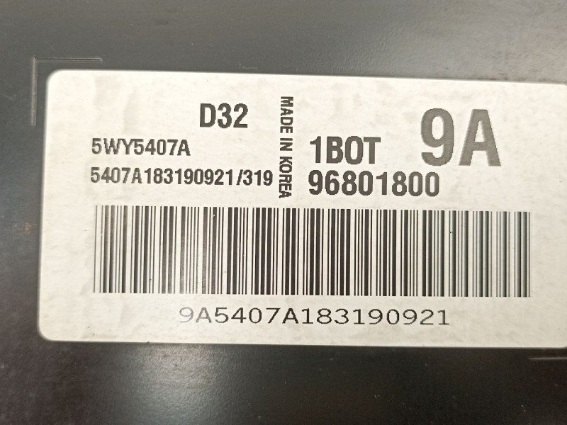 Recambio de centralita para chevrolet matiz 0.8 g referencia OEM IAM 96801800 5WY5407A 