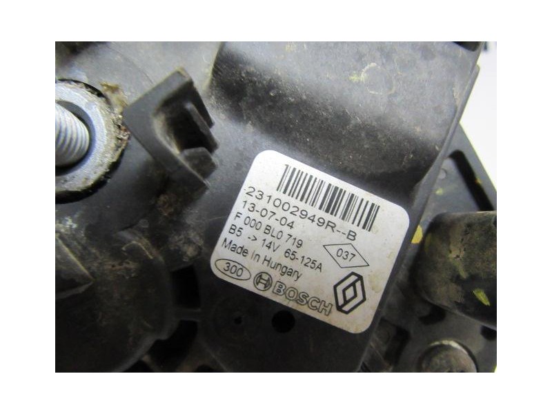 Recambio de alternador : dacia dokker : 1.5 dci (89,73cv) [2013] para dacia dokker 1.5 dci referencia OEM IAM 231002949R  