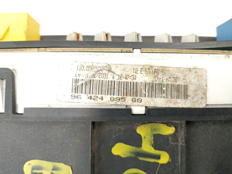 Recambio de cuadro instrumentos para peugeot 306 1.6 g -nft referencia OEM IAM 9642489580  