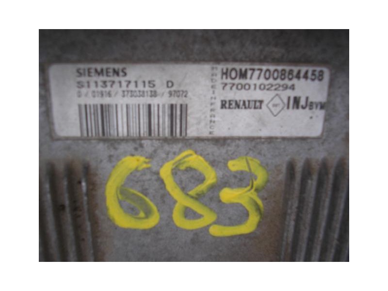 Recambio de centralita : renault laguna : 1.8 g 1.8--g [1997] para renault laguna 1.8 g 1.8--g referencia OEM IAM S113717115-D--