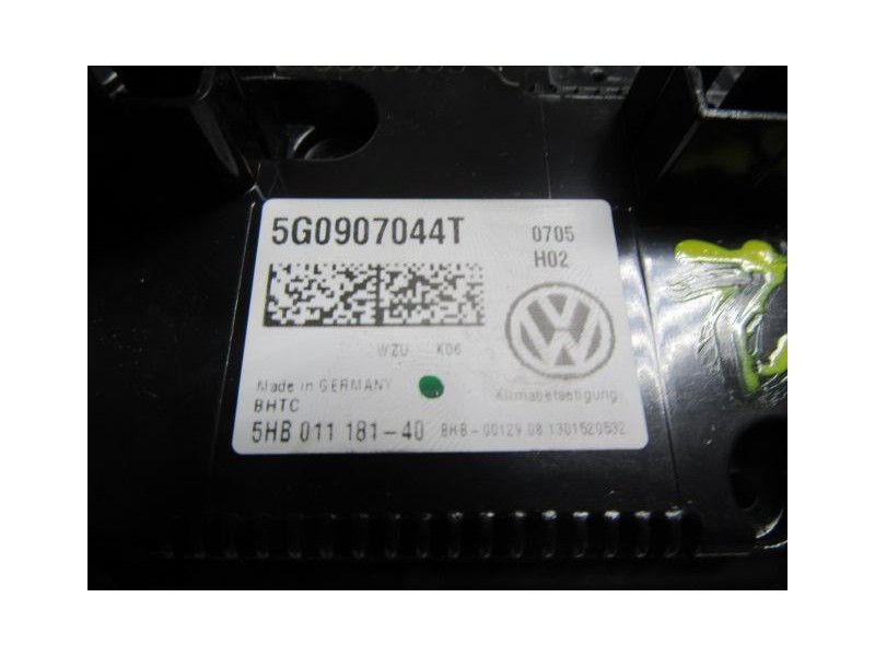 Recambio de mandos calefaccion : volkswagen golf : 1.6 td (104,69cv) [2013] para volkswagen golf 1.6 td referencia OEM IAM 5G090