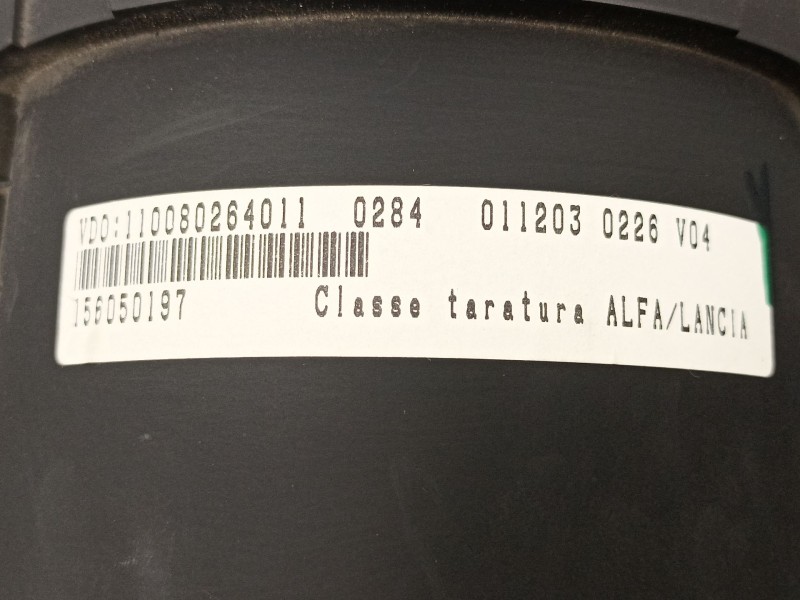 Recambio de cuadro instrumentos para alfa romeo gt (937_) 1.9 jtd (937cxn1b) referencia OEM IAM 156050197 110080264011 