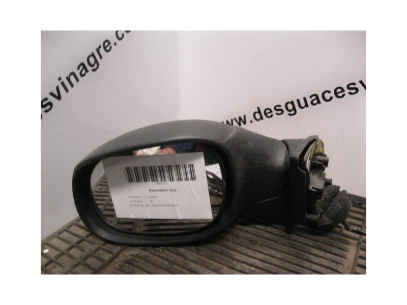 Recambio de retrovisor izq. : citroen c 3 : 1.4 d-8hz (68cv) 5p [2009] para citroen c 3 1.4 d-8hz   5p referencia OEM IAM NEGROE