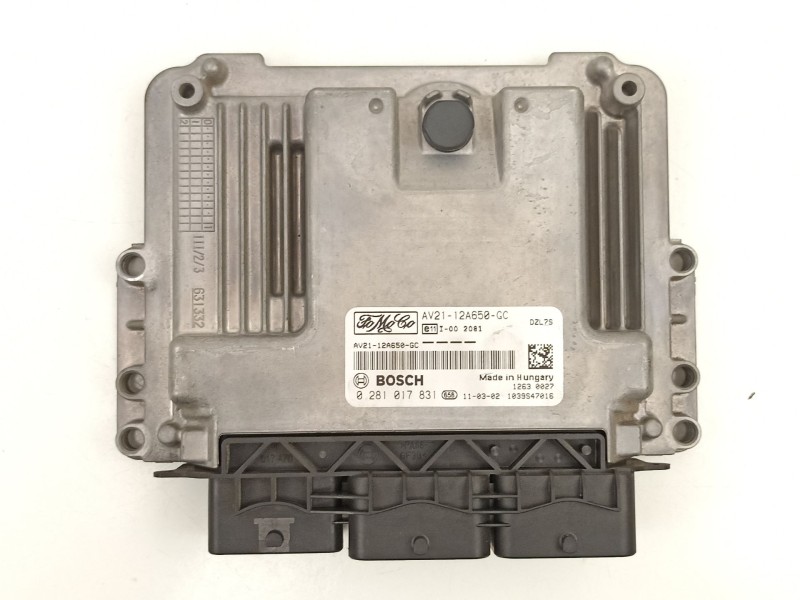 Recambio de centralita para ford fiesta vi (cb1, ccn) 1.4 tdci referencia OEM IAM AV2112A650GC 0281017831 