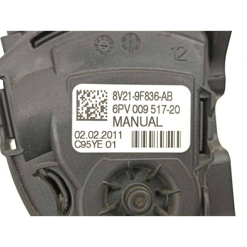 Recambio de potenciometro aceleracion para ford fiesta vi (cb1, ccn) 1.4 tdci referencia OEM IAM 8V219F836AB 6PV00951720 
