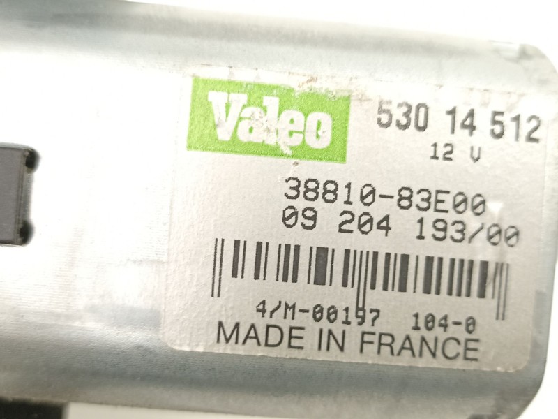 Recambio de motor limpia trasero para opel agila 1.2 g referencia OEM IAM 9204193 53014512 3881083E00