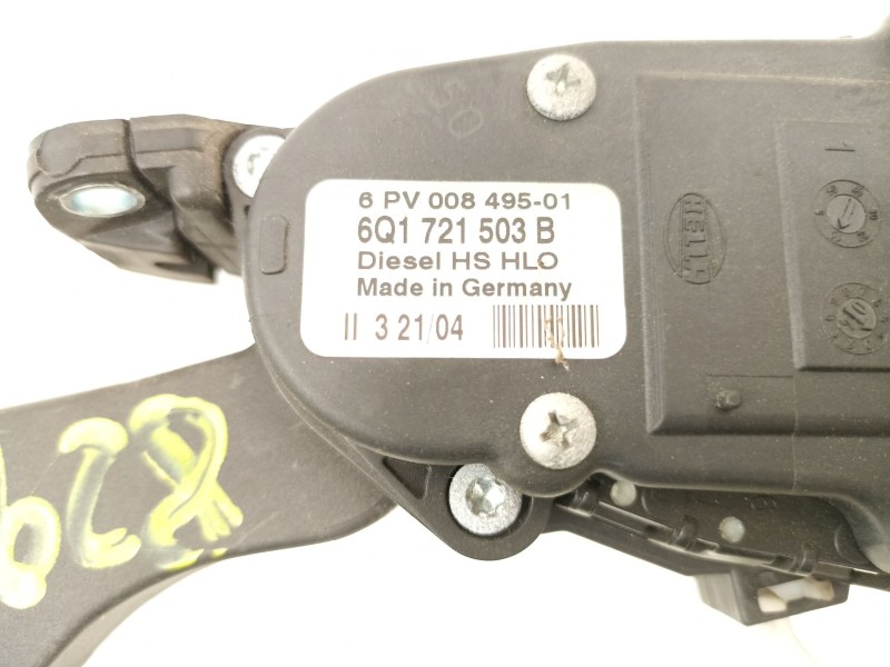 Recambio de potenciometro aceleracion para seat leon (1m1) 1.9 tdi referencia OEM IAM 6Q1721503B 6PV00849501 