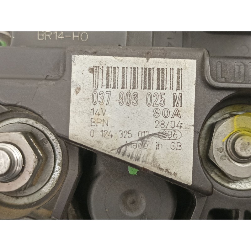 Recambio de alternador para seat cordoba 1.4 g referencia OEM IAM 037903025M 0124325012 